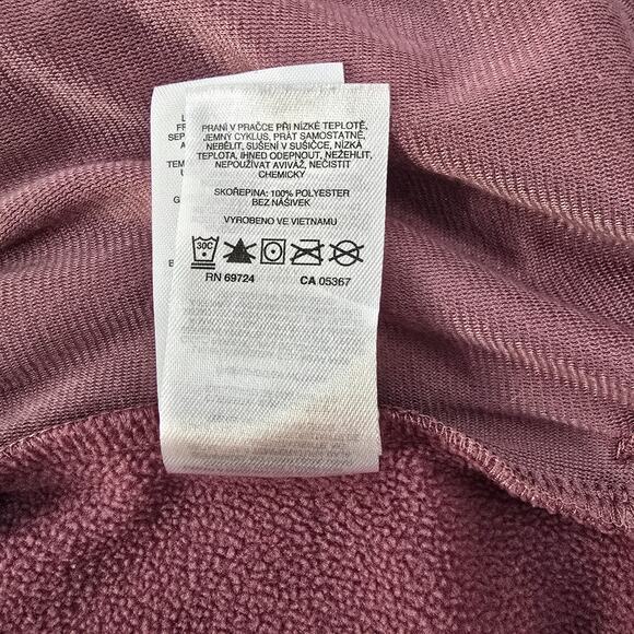 Colombia Women's Quarter Zip Fleece Pullover Mauve M - Picture 10 of 10